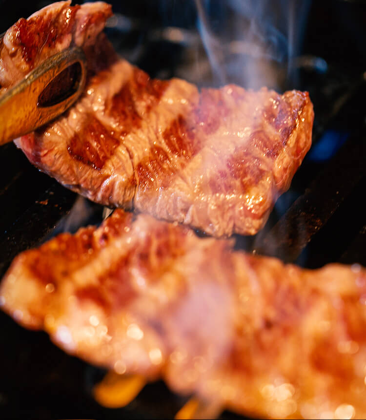 焼きシーン